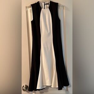 Venus Black and White Sleeveless Dress New